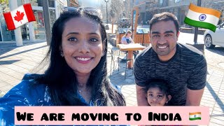 Big Life Update  We Are Moving To India 🇮🇳 Last week In Canada 🇨🇦 vlog  Poojitha Karthik [upl. by Neelloc]