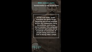 Facts About WW2 Leaders  Joseph Stalin Transformation of the Soviet Union shorts [upl. by Falzetta]