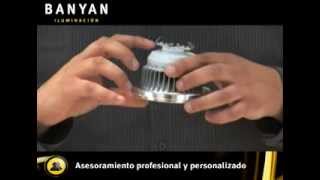 BANYAN ILUMINACION LAMPARA AR111 LED [upl. by Shiller391]