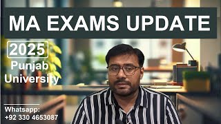 MA Exams update 2024 PU  Date sheet kab upload ho gi [upl. by Noreg]