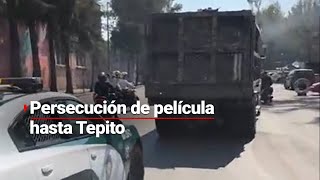 IMPACTANTE  Una persecución en tiempo real en calles de la CDMX [upl. by Nednyl]