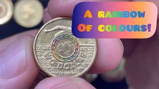 A RAINBOW OF COLOURS Aussie 2 coin hunt [upl. by Peck]