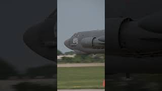 75 Year Old Bomber Boeing B52 Arriving at Oshkosh in 4K aviation airplane boeing pilot [upl. by Ellehcem]