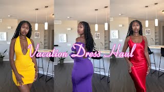 ELEVATE YOUR STYLE Vacation amp Date Night Dress Haul Ft Bella Barnett 😍 [upl. by Egduj]