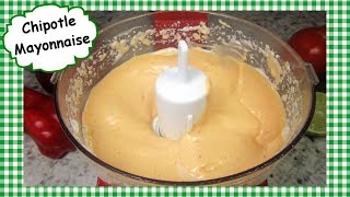 How to Make Quick Spicy Chipotle Mayonnaise Recipe  Chipotle Mayo Sauce [upl. by Sivie]