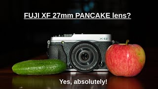 Fujinon XF 27mm F28 a sharp and tiny pancake lens for the Xmount [upl. by Aliahs]