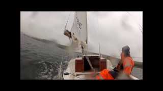 Hunter Europa 19 Sailing Shetland [upl. by Aidua]