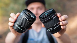 Canon 1018mm vs 1855mm For Vlogging [upl. by Fitzger]