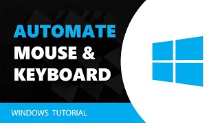 How To Automate Mouse Clicks And Keystrokes [upl. by Eniledgam184]