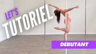 Patineuse Tutoriel Débutant Pole Dance [upl. by Mihalco304]