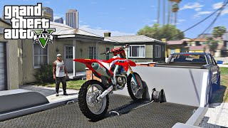 Je vais chercher ce MONSTRE sur GTA 5  Motocross Surpuissante [upl. by Wilfrid444]