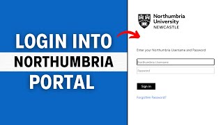 How to Login to Northumbria University Portal 2024 [upl. by Millman]