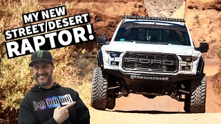 Ken Block Tests his NEW Fully Built Ford Raptor in Moab [upl. by Eiramave]