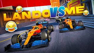 I Raced against Lando Norris REAL [upl. by Sybley]