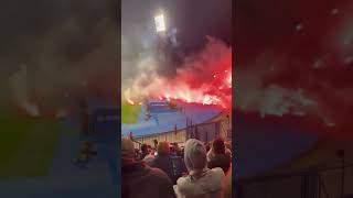 Torcida Split showing the pyro at Dinamo Zagreb away during the eternal derby [upl. by Todhunter]