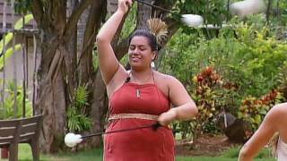 Polynesian Cultural Center Maori Poi Ball Twirling HD [upl. by Tneicniv]