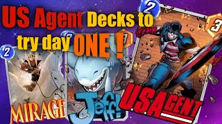 US Agent Decks to try DAY 1 [upl. by Newton]