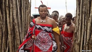 Swazi King Changes His Countrys Name [upl. by Niwhsa]