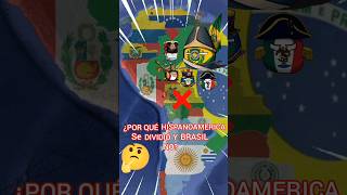 ¿PORQUE BRASIL NO SE DIVIDIÓ countryballs curiosidades historia guerra mapa [upl. by Dyna]