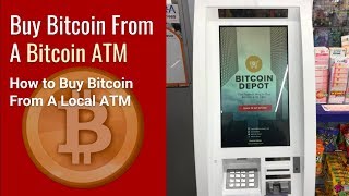 How to Use A Bitcoin ATM  Purchase Bitcoin [upl. by Huskey114]