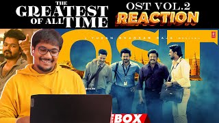 The GOAT OST Vol2 Reaction  Thalapathy Vijay  Yuvan Shankar Raja  Venkat Prabhu  FOC [upl. by Zedekiah]