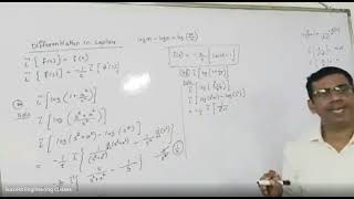 Inverse Laplace Logarithmic Numericals Maths 3 [upl. by Nahtnoj]