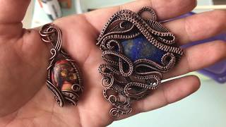 How to patina copper jewelry  tutorial 2 [upl. by Melvyn459]