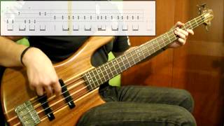 Red Hot Chili Peppers  Dani California Bass Cover Play Along Tabs In Video [upl. by Einnol]