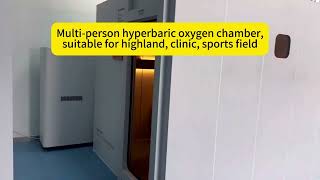 Multiperson hyperbaric oxygen chamber suitable for highland clinic sports field [upl. by Anez895]