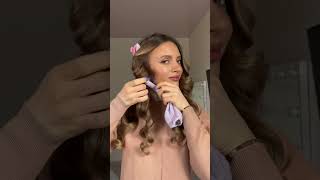 Socks curls tutorial 🧦 Heatless curls longhair hairtutorial hair shorts hairideas [upl. by Bael]