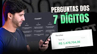 6 perguntas a se fazer ao chat gpt para uma copy 7 dígitos [upl. by Oinotla446]