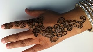 how to do a simple henna design [upl. by Thgiwd81]