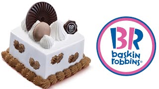 Baskin Robbins Ice cream cake  praline choco elegance shahidauzma1 [upl. by Onairot]