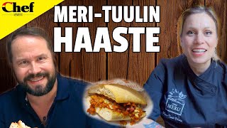 MERITUULIN RUOKAHAASTE  TESTISSÄ AAPEEN BURGERI [upl. by Nylesaj]