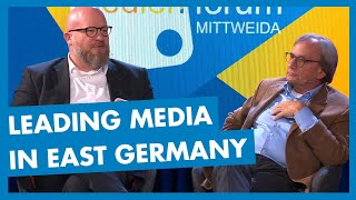 Talk  Leading Media in East Germany  Medienforum Mittweida 2019 [upl. by Lillywhite]