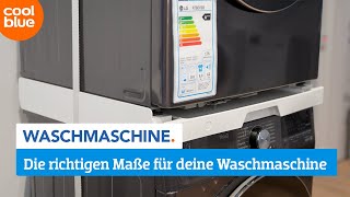 Was sind die Maße einer Waschmaschine [upl. by Gazzo]