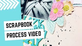 Scrapbook Process Video 195 Lazy Summer Days  Color Cast Designs DT [upl. by Svoboda]