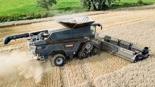 Fendt IDEAL 10T  Claas Lexion 460 bei der Weizenernte [upl. by Leanora]