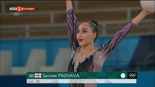 Salome Pazhava  Ball Qualifications  Tokyo 2020 Olympic Games HD [upl. by Asillem]