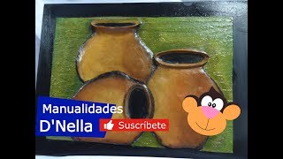 Como Pintar Bodegones en Alto Relieve 2 Parte ByquotTaller Nellaquot [upl. by Virgel]