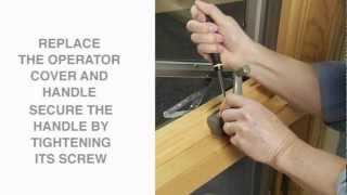 Replace a Split Arm Casement Operator  Andersen Windows [upl. by Ococ969]