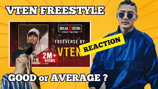 VTEN  Galli Sadak Freeverse and Freestyle  Nepali Rap  BreakStation  REACTION [upl. by Marya961]