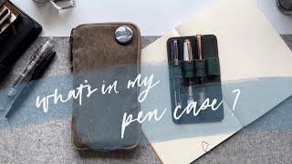 WHATS IN MY PEN CASE  my favorite gel pens fountain pens and other writing utensils of 2023 [upl. by Ettenej]