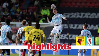 Match Highlights  Watford 2 Boro 1  Matchday 9 [upl. by Caras]