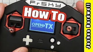 FrSky XLite OpenTX InstallUpgrade HowTo Taranis X9D QX7 same procedure [upl. by Geilich800]