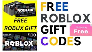 Unused FREE ROBLOX Gift ROBUX Gift CARD CODES 2024  Roblox Gift Card Codes 2024 Update [upl. by Nooj]