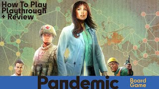 Pandemic Board Game  How to Play Solo Playthrough amp Review [upl. by Xonnel]