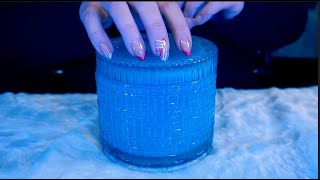 ASMR 🌀 Tapping amp Scratching on a Candle 💙 30 Minutes 🤫 No Talking [upl. by Adorl]