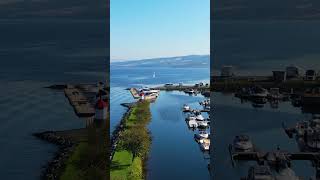 gjøvik drone naturalbeauty norway [upl. by Mendez]