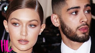 Gigi Hadid Reacts To Zayn Malik Cheating Reports [upl. by Naillimxam]